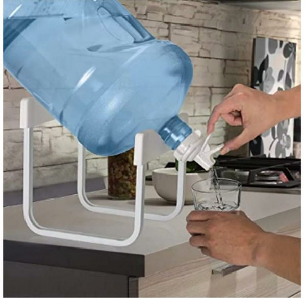 Water Bottle Stand And Nozzle Dispenser Valve Tap For Litre Large Water Bottles 19ltr Bottle Stand