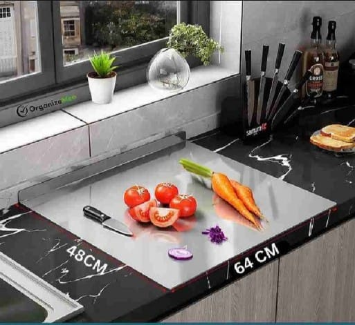 stainless steel chopping board