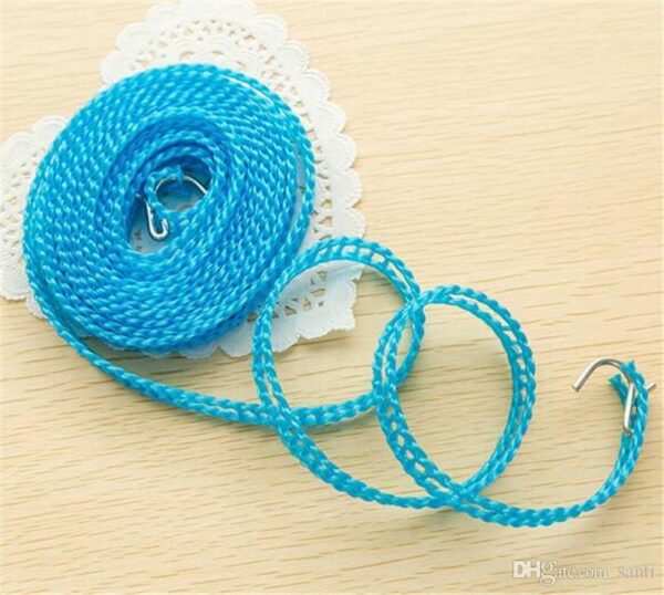 Pack of 2 Clothesline Rope 5 Meter Windproof Non Slip